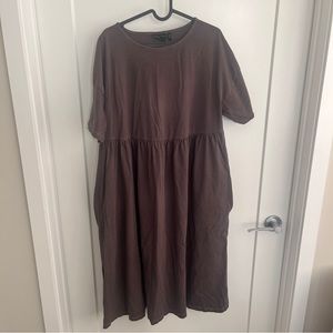 ASOS Design dress, eggplant, size 12